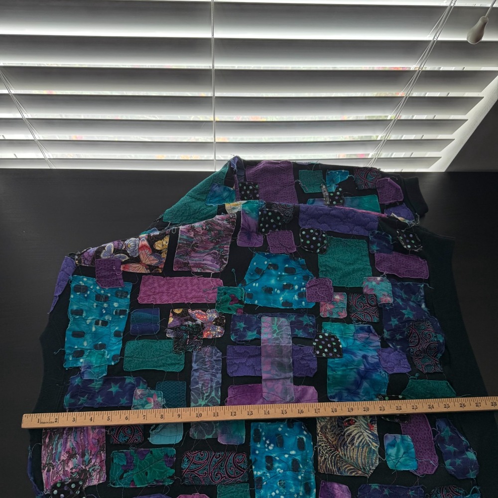 Vintage 90s Tamarack Best of West Virginia Vibrant Sweatshirt‎ Men's Patchwork - Picture 10 of 11